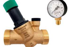 Основные характеристики редуктора давления воды Honeywell