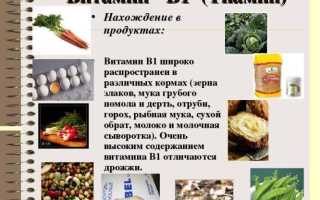 Витамин B1 (тиамин)